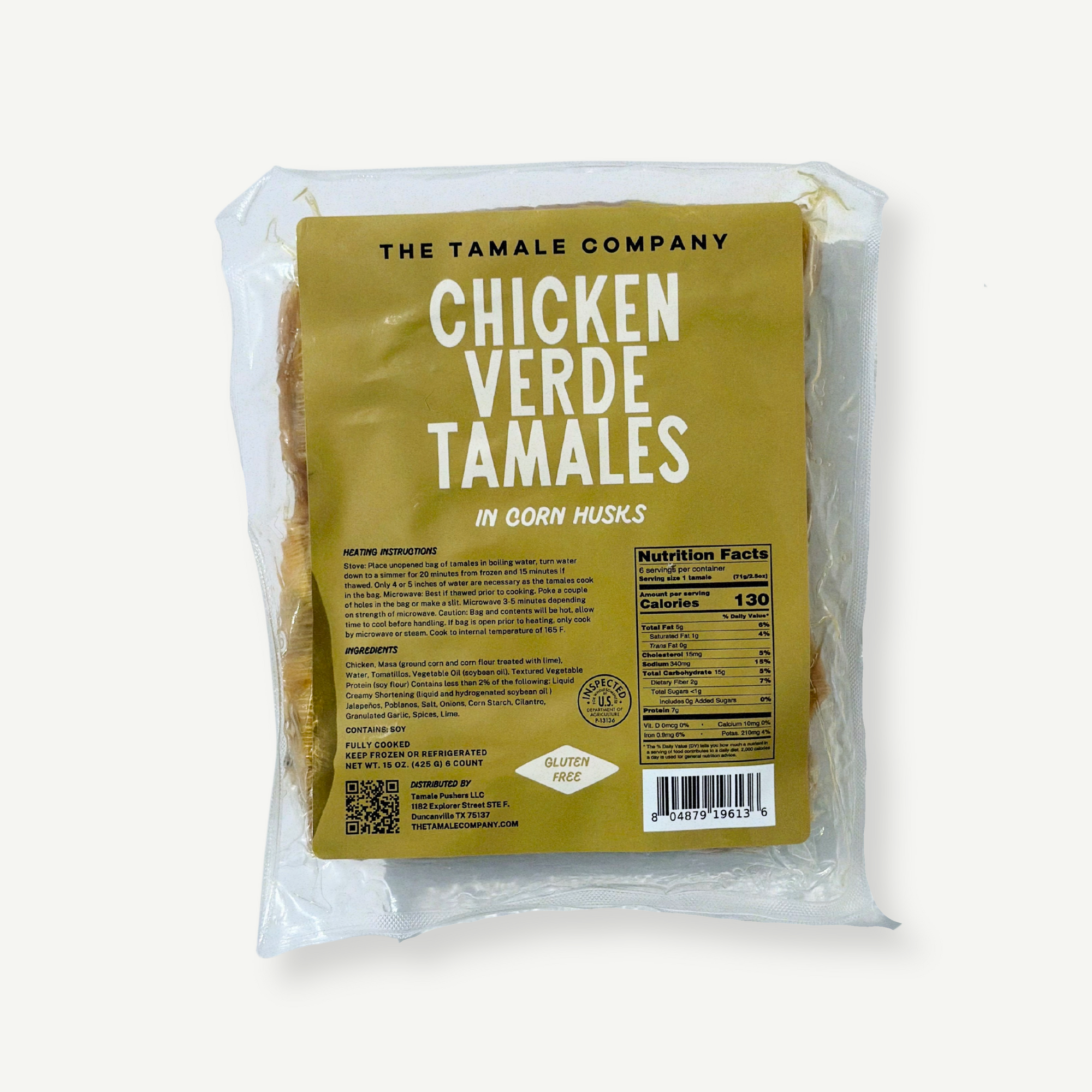 Dozen Chicken Verde Tamales