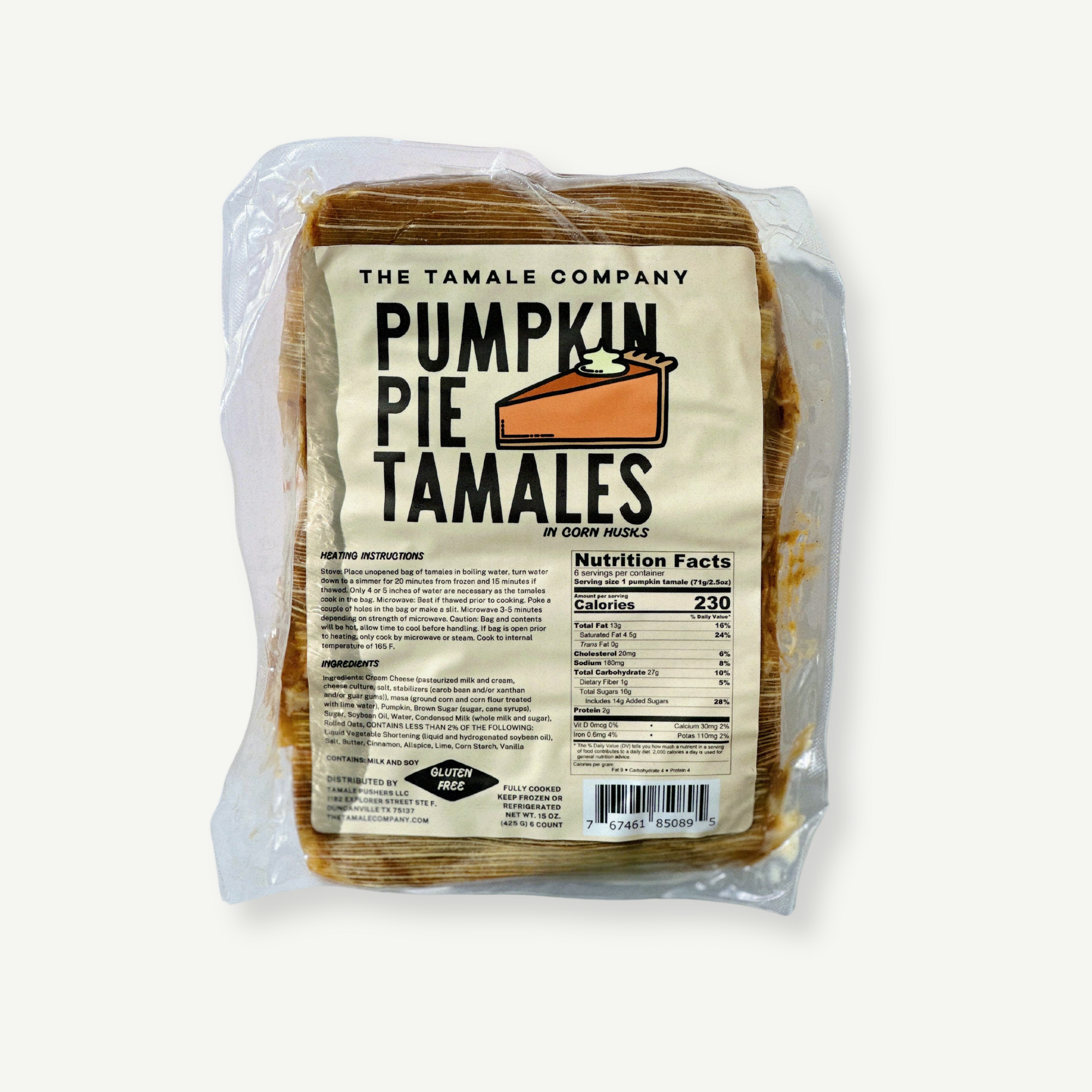 Dozen Pumpkin Pie Tamales