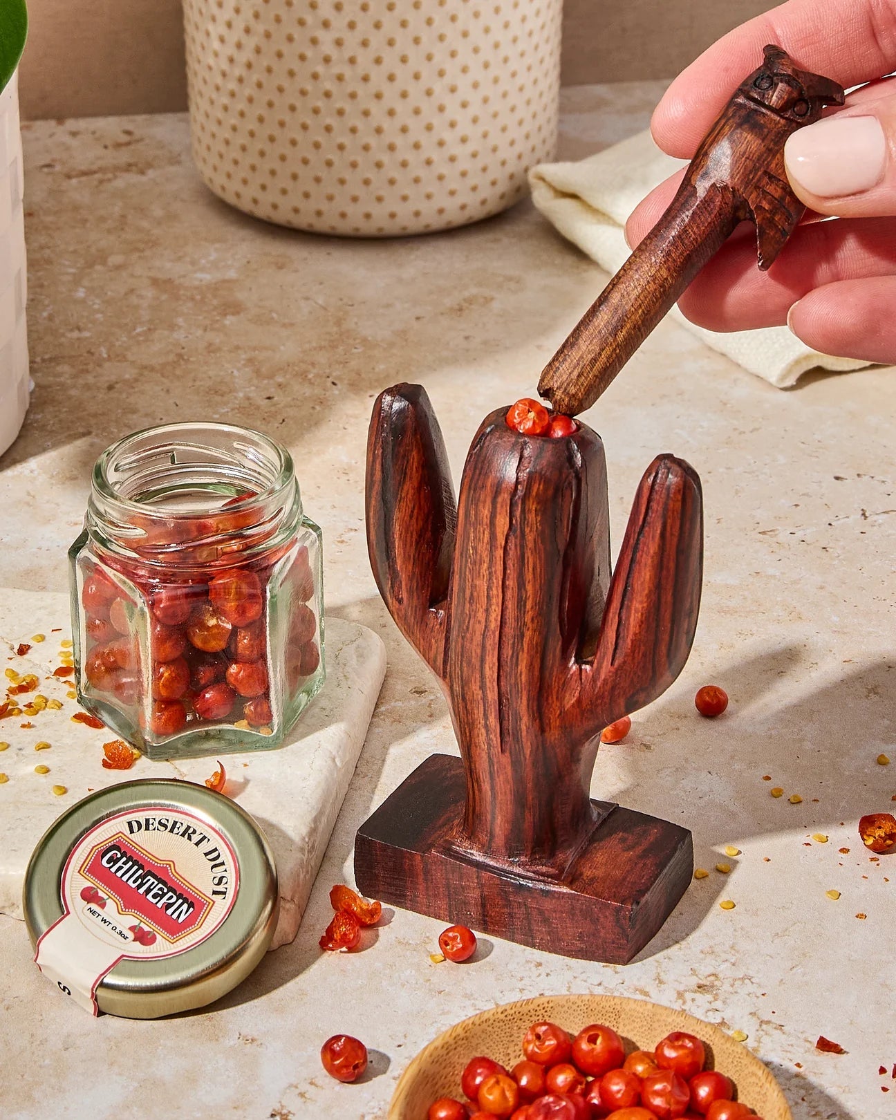 Handmade Chiltepin Pepper Grinder Gift Set - The Tamale Company