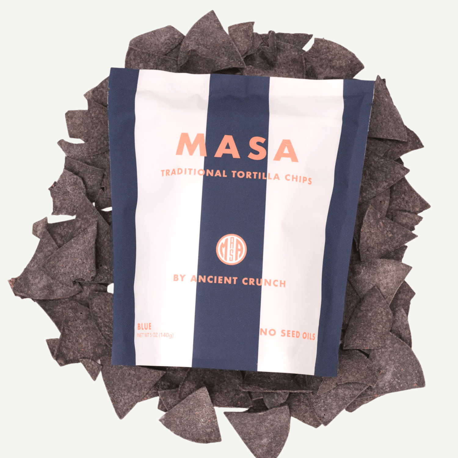 Masa Blue Corn Tortilla Chips - The Tamale Company
