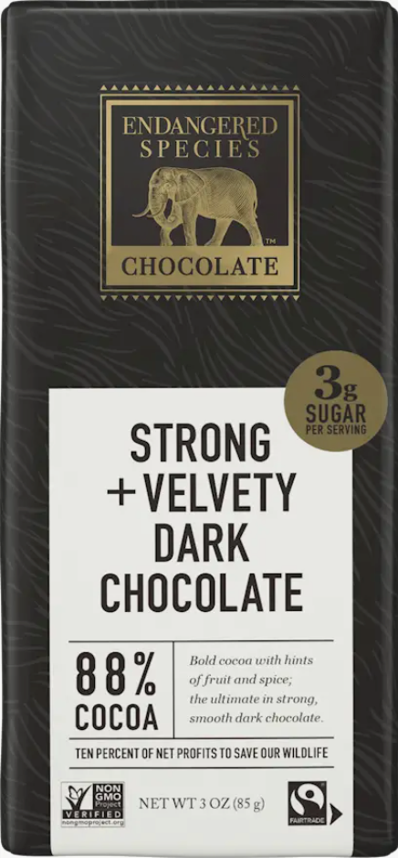 Dark Chocolate Bar - Strong + Velvety